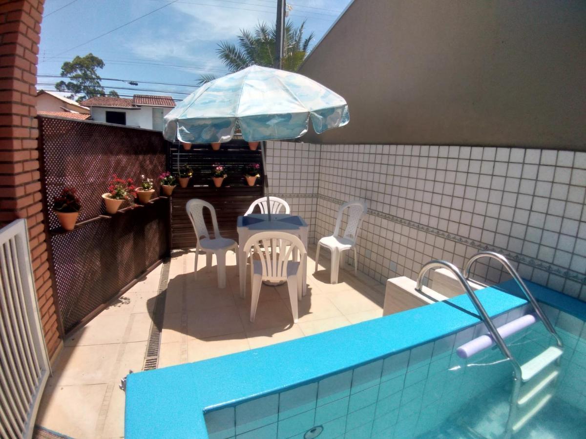 Sobrado Com Piscina Em Condomino Fechado A 150 M Da Praia Caraguatatuba Exterior photo